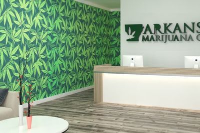 Interior View Of Arkansas Cannabis Dispensary