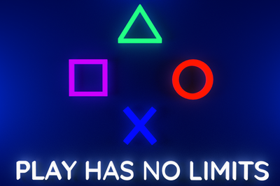Playstation Play Has No Limits Logo Lights